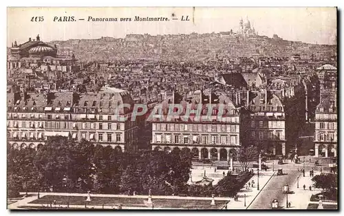 Ansichtskarte AK Paris Panorama Vers Montmartre Sacre Coeur