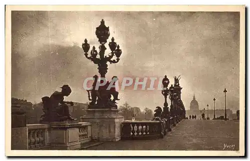 Cartes postales Paris Motifs Decoratifs du Pont Alexandre III