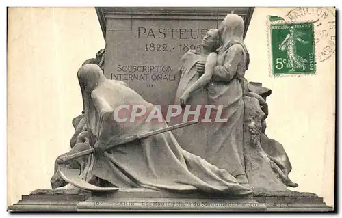 Ansichtskarte AK Paris Les hauts reliefs du monument Pasteur