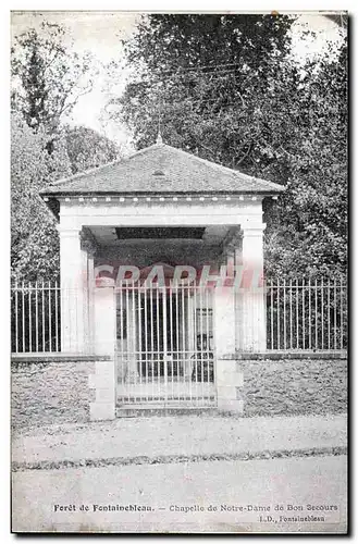 Ansichtskarte AK Foret de Fontainebleau Chapelle de Notre Dame de Bon Secours