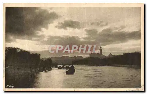 Cartes postales La Seine et le Trocadero Paris