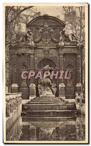 Cartes postales Paris Fontaine Medicis Jardin du Luxembourg