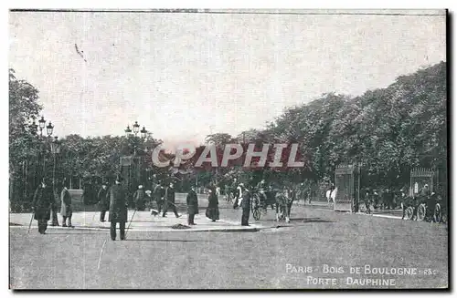 Ansichtskarte AK Paris Bois De Boulogne Porte Dauphine