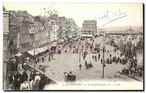 Cartes postales Le Treport Le Quai Francois 1er