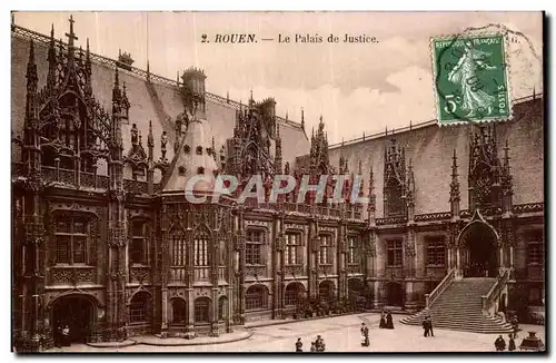 Cartes postales Rouen Le Palais de Justice