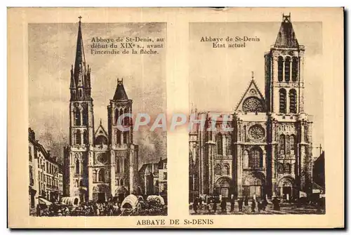 Cartes postales Abbaye de St Denis