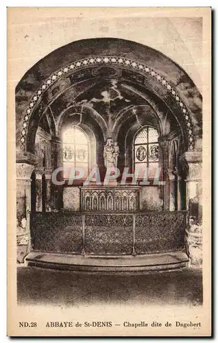 Ansichtskarte AK Abbaye de Saint Denis Chapelle dite de Dagobert