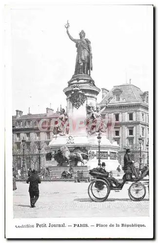 Ansichtskarte AK Collection Petit Journal Paris Place de la Republique