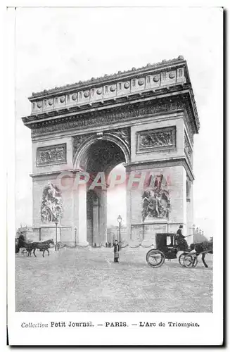 Cartes postales Collection Petit Journal Paris L Arc de Triomphe