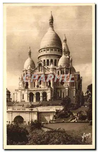 Cartes postales Paris en flanant Basilique du Sacre Coeur de Montmartre