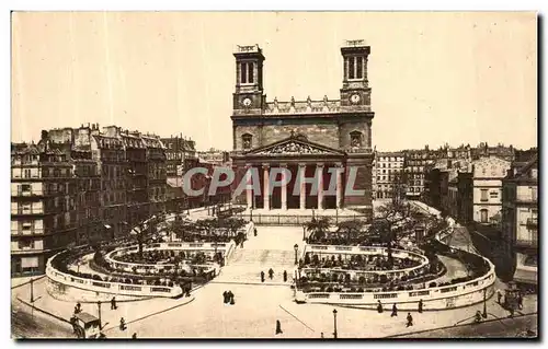 Cartes postales Paris Tout Panorama de l Eglise St Vincent de Paul