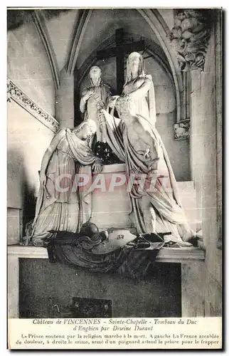 Ansichtskarte AK Paris Vincennes Sainte Chapelle Tombeau du Duc d Enghien