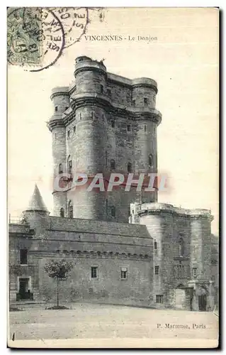 Cartes postales Vincennes Le Donjon