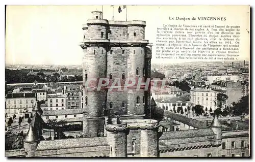 Cartes postales Vincennes Le Donjon