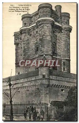 Cartes postales Vincennes Le Donjon Ancienne residence des rois de France