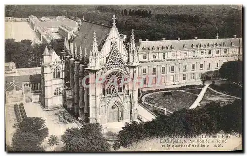 Cartes postales Bois de Vincennes Le Vieux Fort La Chapelle le Pavillon de la Reine et le quartier d artillerie