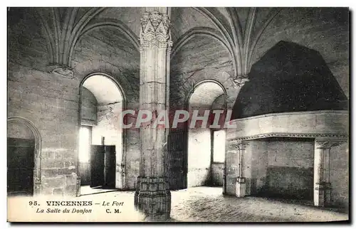 Ansichtskarte AK Vincennes Le Fort La Salle Du Donjon