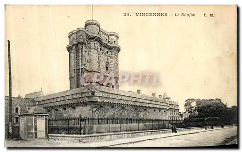 Cartes postales Vincennes Le Donjon