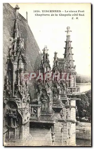 Ansichtskarte AK Vincennes Le Vieux Fort Chapitanx de la Chapelle cote Sud