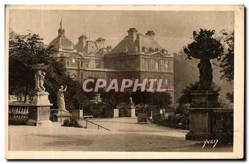 Ansichtskarte AK Paris En Flanant Le Palais et Jardin du Luxembourg