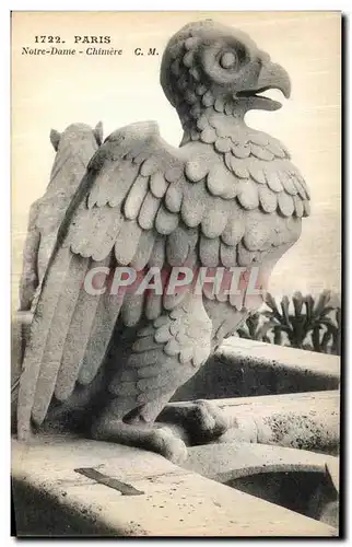 Ansichtskarte AK Paris Notre Dame Chimere