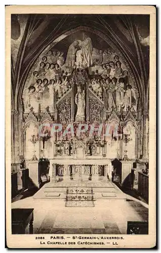 Cartes postales Paris St Germain L Auxerrois La Chapelle des Catechismes