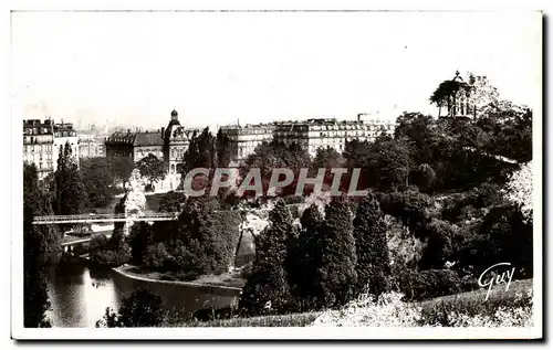 Ansichtskarte AK Paris Et Ses Merveilles Panorama des Buttes Chaumont