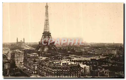 Ansichtskarte AK Tour Paris Panorama du Champ de Mars Tour Eiffel