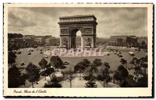 Cartes postales Paris Place de l Etoile