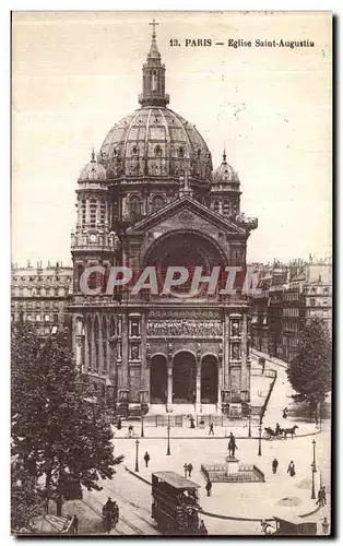 Cartes postales Paris Eglise Saint Augustiu=n