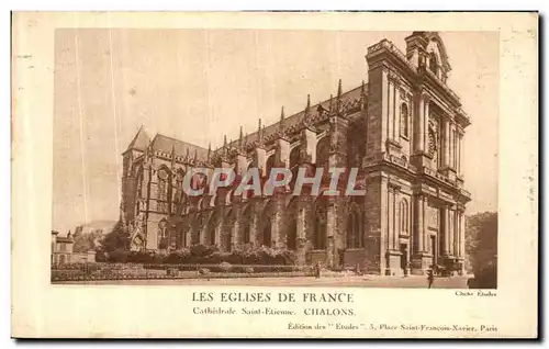 Ansichtskarte AK Chalons Les Eglises De France Cathedrale Saint Etienne