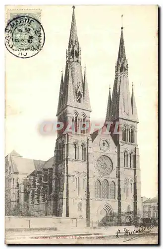 Cartes postales Chalons Sur Marne L Eglise Notre Dame