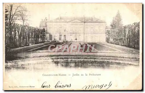 Cartes postales Chalons Sur Marne Jardin de la Prefecture