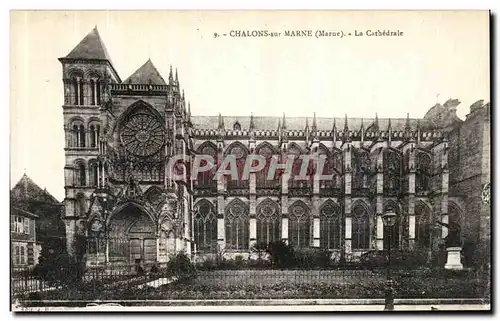 Cartes postales Chalons Sur Marne La Cathedrale