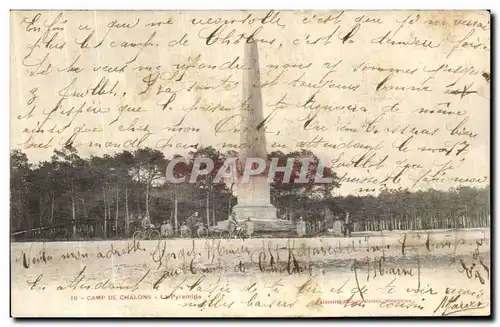 Cartes postales Camp de Chalons La Pyramide