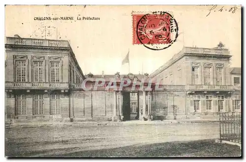 Cartes postales Chalons Sur Marne La Prefecture