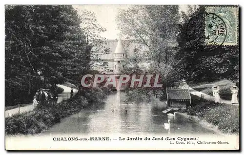 Ansichtskarte AK Chalons Sur Marne Le Jardin Du Jard