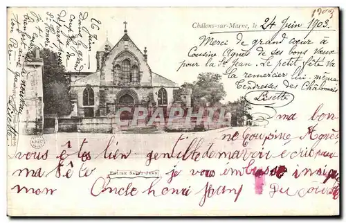 Cartes postales Chalons Sur Marne Eglise Saint Jean