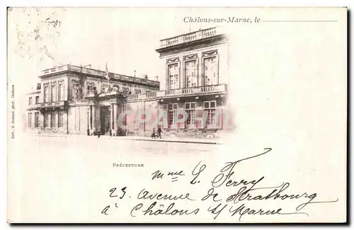 Cartes postales Chalons Sur Marne La Prefecture