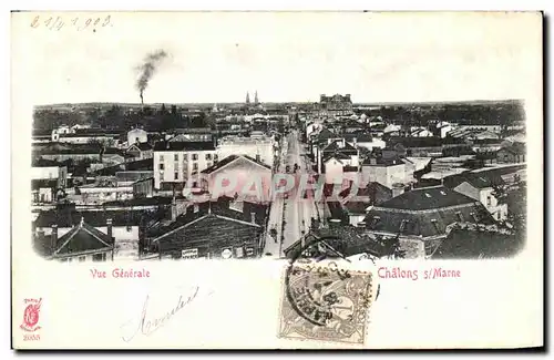 Cartes postales Chalons Sur Marne Vue Generale