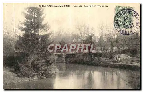 Cartes postales Chalons Sur Marne Pont du Course d Ornesson