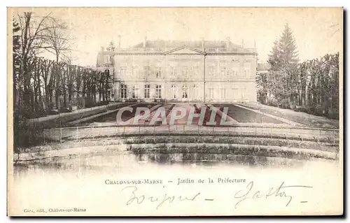 Cartes postales Chalons Sur Marne Jardin de la Prefecture