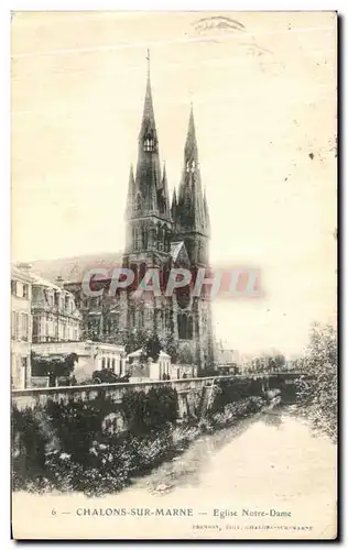 Cartes postales Chalons Sur Marne Eglise Notre Dame