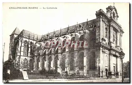 Cartes postales Chalons Sur Marne La Cathedrale