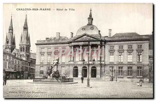 Cartes postales Chalons Sur Marne Hotel de Ville