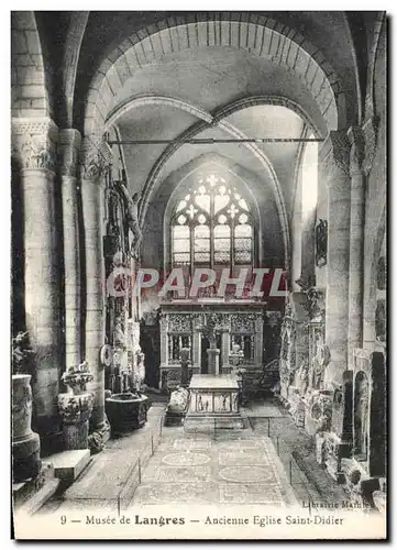 Cartes postales Musee de Langres Ancienne Eglise Saint Didier