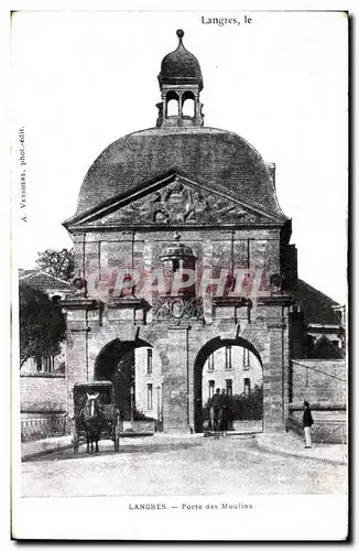 Cartes postales Langres Porte des Moulins