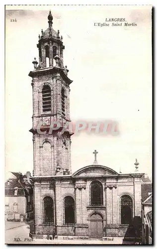 Cartes postales Langres L Eglise Saint Martin