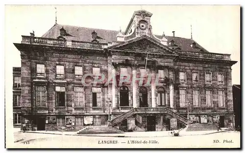 Cartes postales Langres L Hotel De Ville