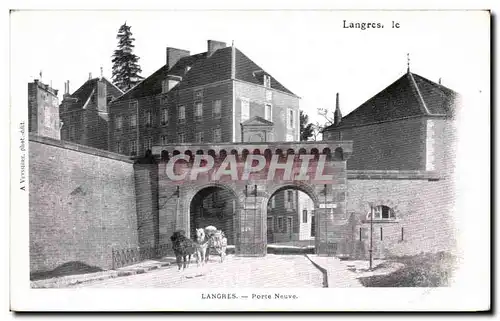 Ansichtskarte AK Langres Porte Neuve